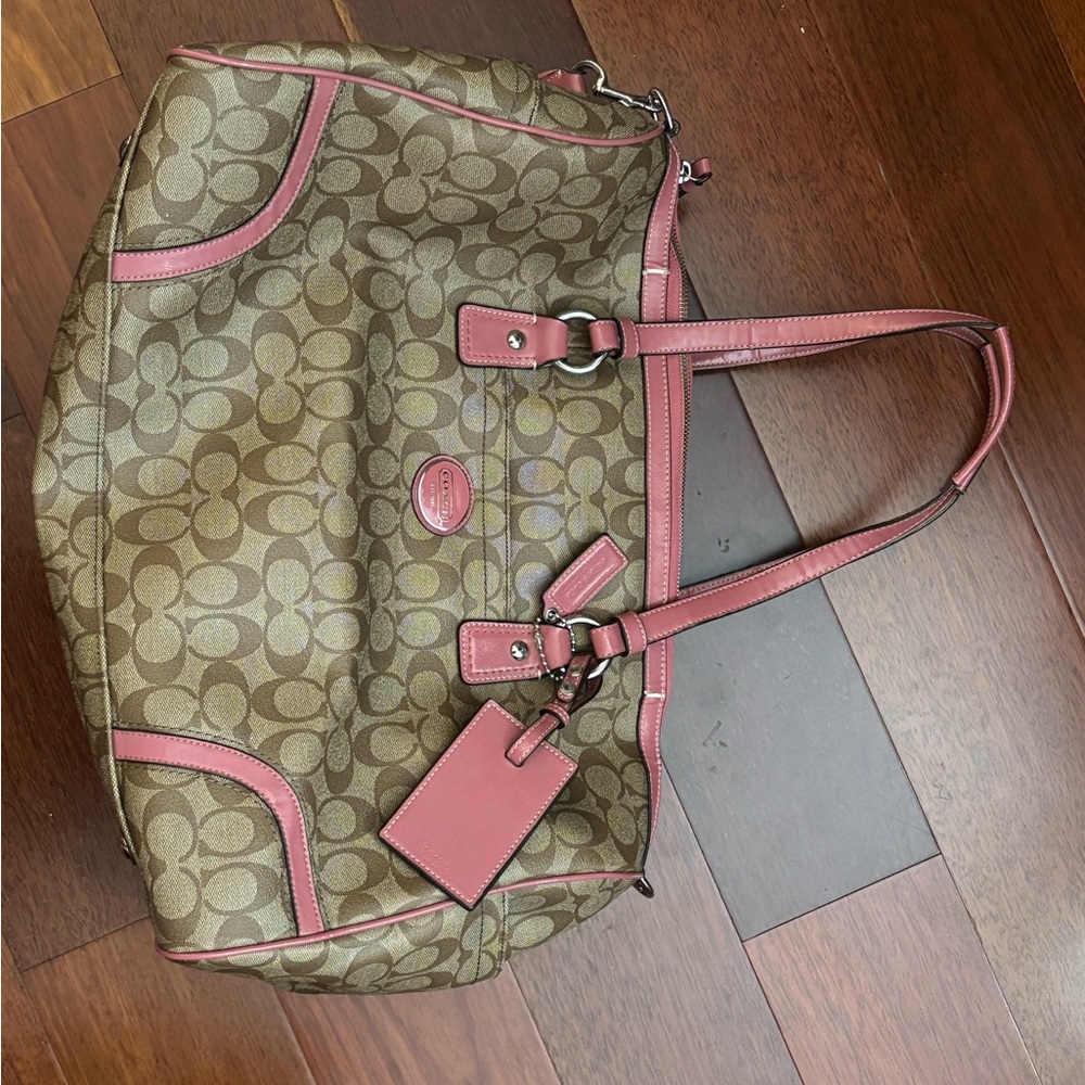 vintage coach duffel bag